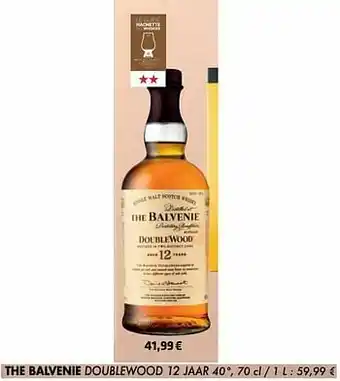 Cora The balvenie doublewood 12 jaar aanbieding