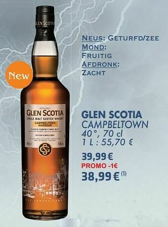 Cora Glen scotia campbeltown aanbieding