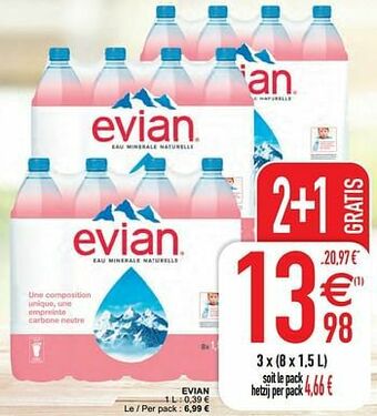 Cora Evian aanbieding