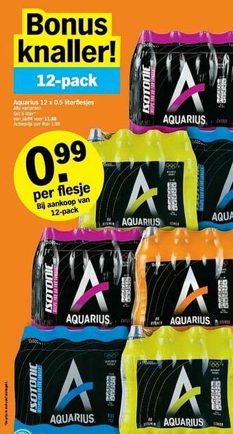 Albert Heijn Aquarius aanbieding