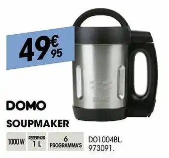 Domo soupmaker do1004bl