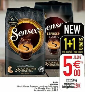 Cora Pads senseo aanbieding