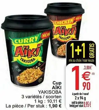 Cora Cup aïki yakisoba aanbieding