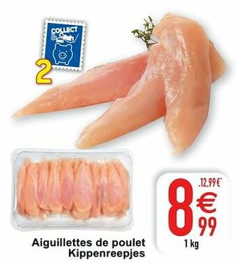 Cora Aiguillettes de poulet kippenreepjes aanbieding