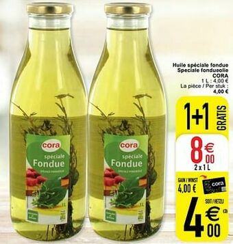 Cora Huile spéciale fondue speciale fondueolie cora aanbieding