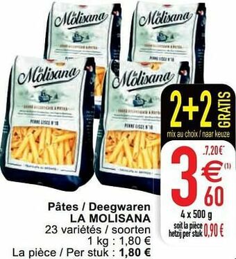 Cora Pâtes - deegwaren la molisana aanbieding