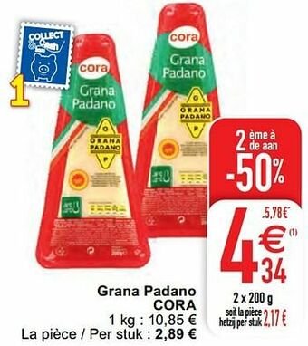Cora Grana padano cora aanbieding