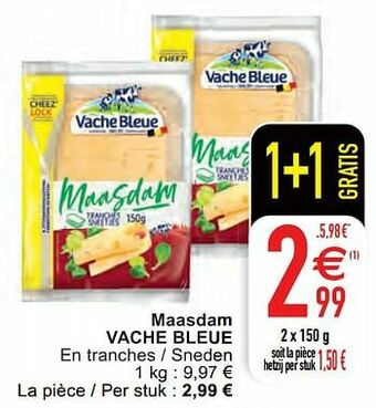 Cora Maasdam vache bleue aanbieding
