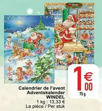 Cora Calendrier de l`avent adventskalender windel aanbieding