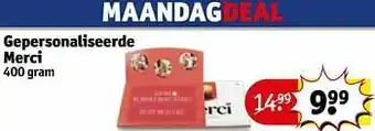 Kruidvat Gepersonaliseerde merci aanbieding