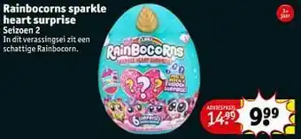 Rainbocorns sparkle heart surprise