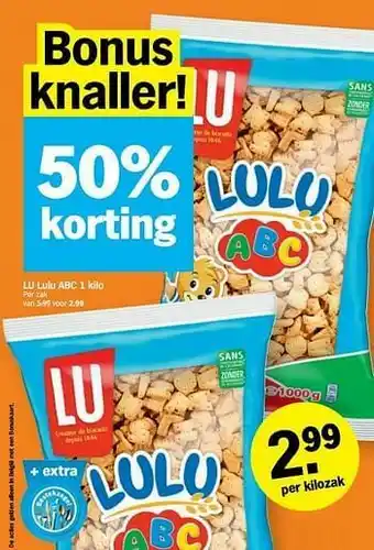 Albert Heijn Lu lulu abc aanbieding