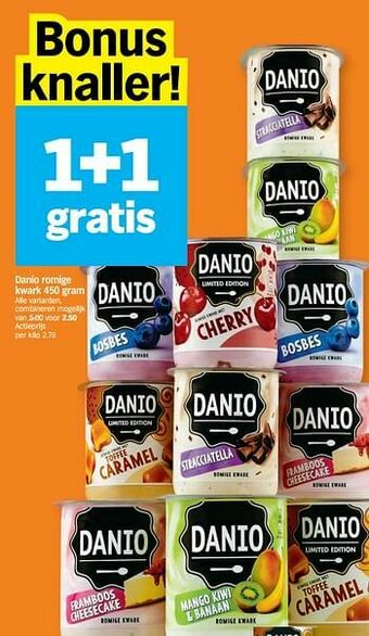 Albert Heijn Danio romige kwark aanbieding