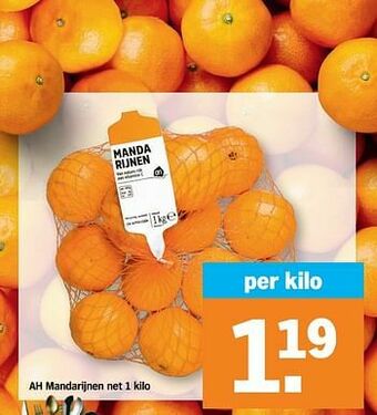 Albert Heijn Ah mandarijnen aanbieding