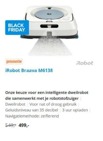 Coolblue iRobot Braava M6138 aanbieding