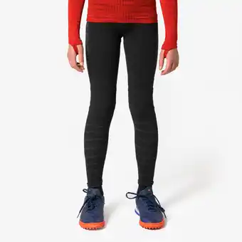 Decathlon Thermobroek voor kinderen Keepdry 500 zwart aanbieding