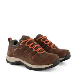 Decathlon Wandelschoen Outdoor Dames Leer Trekking - Nyborg Low aanbieding