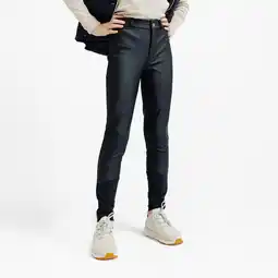 Decathlon Warme en waterafstotende rijbroek voor kinderen Kipwarm 500 zwart aanbieding