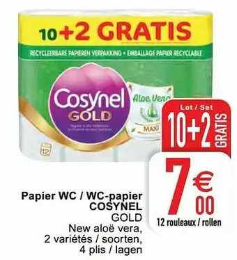 Cora Papier wc - wc-papier cosynel gold aanbieding