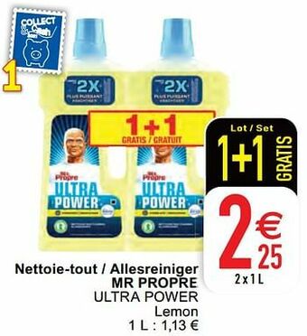 Cora Nettoie-tout - allesreiniger mr propre ultra power aanbieding