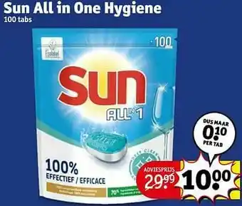 Kruidvat Sun all in one hygiene aanbieding