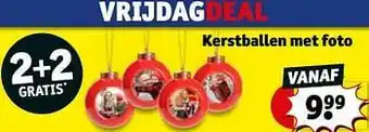 Kruidvat Kerstballen met foto aanbieding