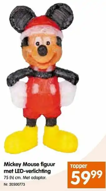 Mickey mouse figuur met led-verlichting