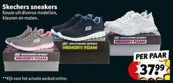 Kruidvat Skechers sneakers aanbieding