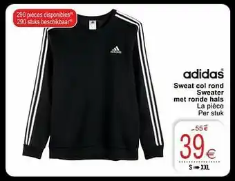 Cora Sweat col rond sweater met ronde hals aanbieding