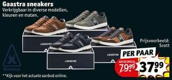 Kruidvat Gaastra sneakers aanbieding