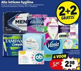 Kruidvat Kruidvat super plus tampons aanbieding