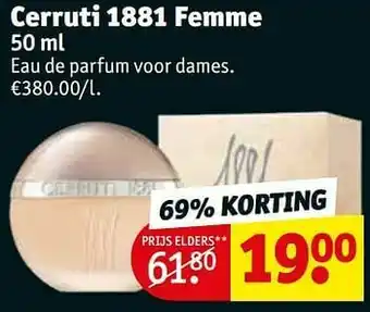 Cerruti 1881 femme edp