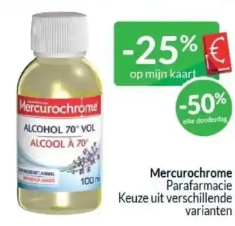 Intermarché Mercurochrome Parafarmacie aanbieding