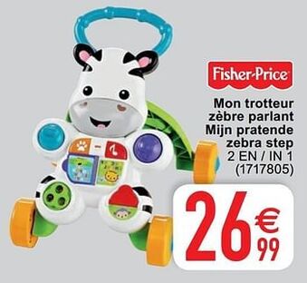 Cora Mon trotteur zèbre parlant mijn pratende zebra step 2 en - in 1 aanbieding