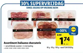 Assortiment Italiaanse charcuterie