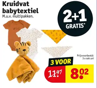 Kruidvat Kruidvat babytextiel aanbieding