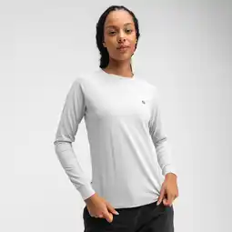 Decathlon Dames Wandelen wandel t-shirt met lange mouw Ascend SIROKO Grijs aanbieding