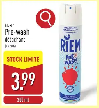 ALDI Pre-wash aanbieding