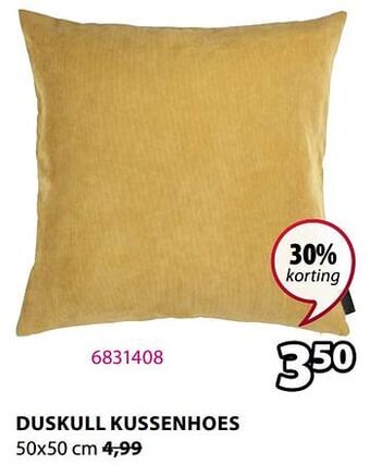 Jysk Duskull kussenhoes aanbieding