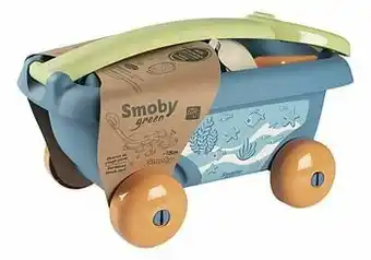 Dreamland Smoby Green strandtrekkar gevuld aanbieding