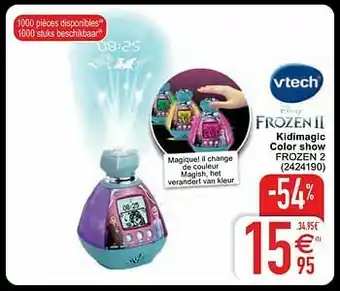Cora Kidimagic color show frozen 2 aanbieding