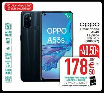 Cora Oppo smartphone a54s aanbieding