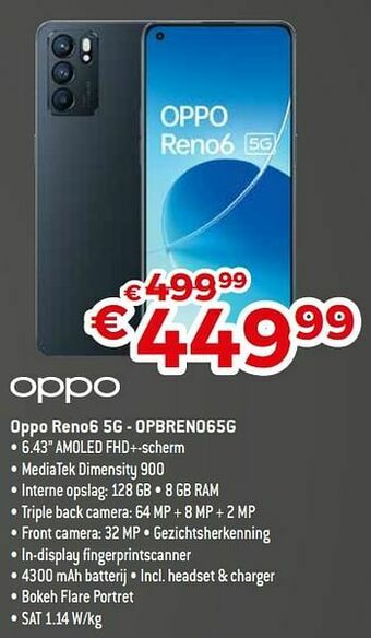 Exellent Oppo reno6 5g - opbreno65g aanbieding