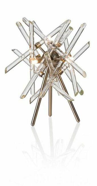 Deba Meubelen Tafellamp Mikado 4 lamps Zilver aanbieding