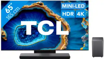 Coolblue TCL QD Mini-LED 65C803 (2023) + TCL S55H 2.1 Soundbar aanbieding