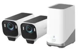 Coolblue EufyCam S3 Pro Lot de 2 + HomeBase 3 aanbieding