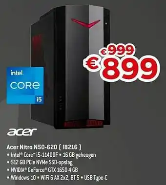 Exellent Acer nitro n50-620 i8216 aanbieding