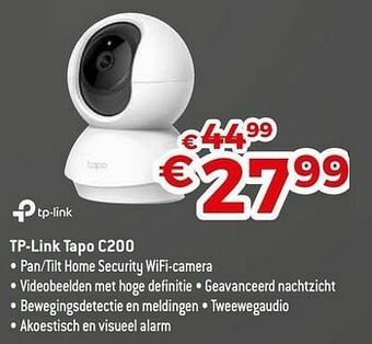 Exellent Tp-link tapo c200 aanbieding