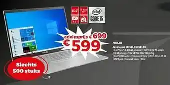Exellent Asus laptop x515ja-bq966t-be aanbieding