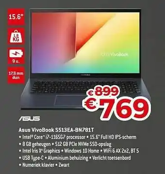 Asus vivobook s513ea-bn781t